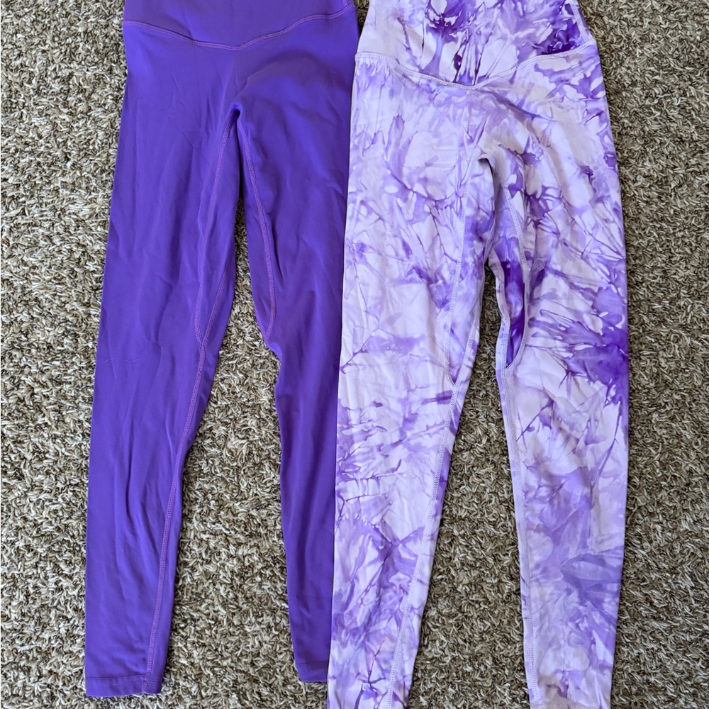 Purple Leggings Set